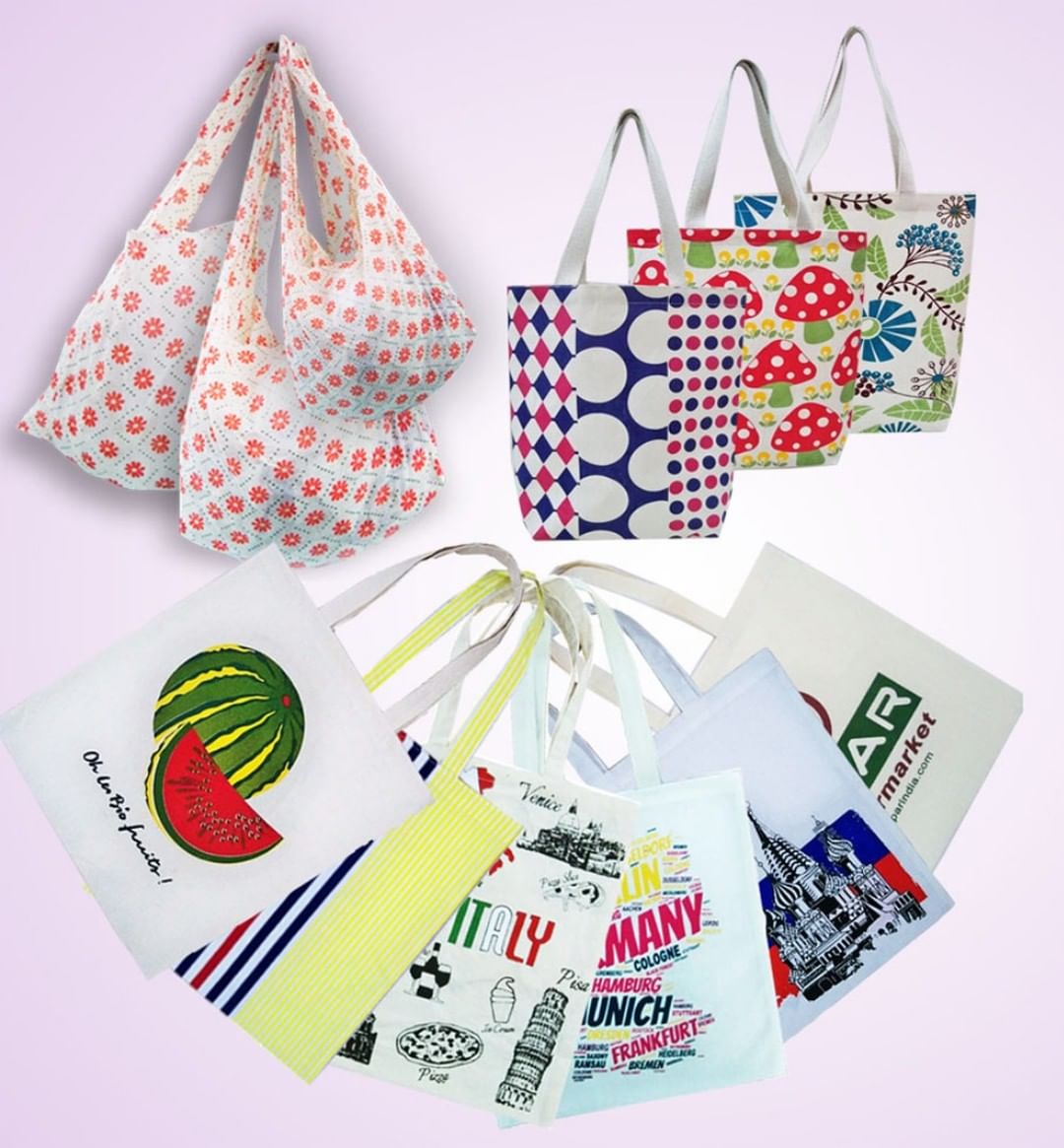 RPET foldable bag detail