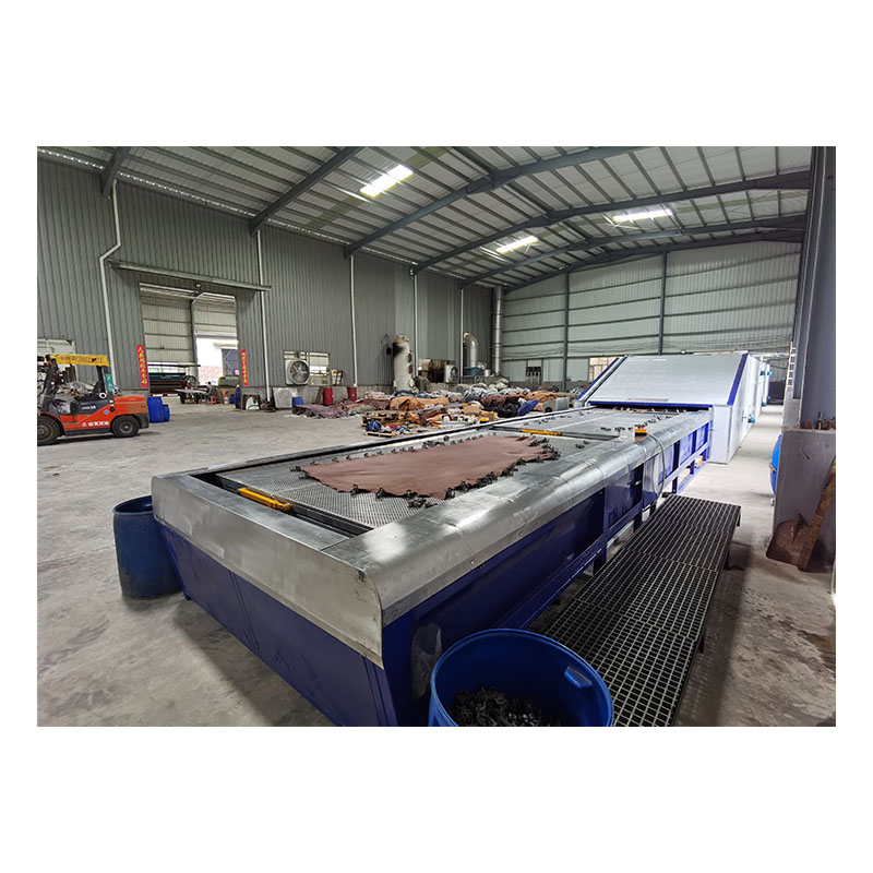 Stainless Steel Artificial Leather Making Machine Horizontal Type Toggling Dryer Tannery Equipment