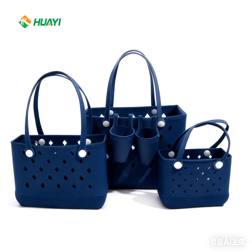 Huayi Tote Custom Tote Bag Manufacturers Fashion Shopping Bag for Beach Dropship Tote Eva Bag