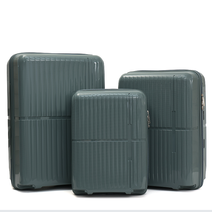 Sample OEM/ODM Discount 12 PCS SKD SEMI FINISHED Urban Business Travel Luggage Sets Luxury PP Suitcase Collection