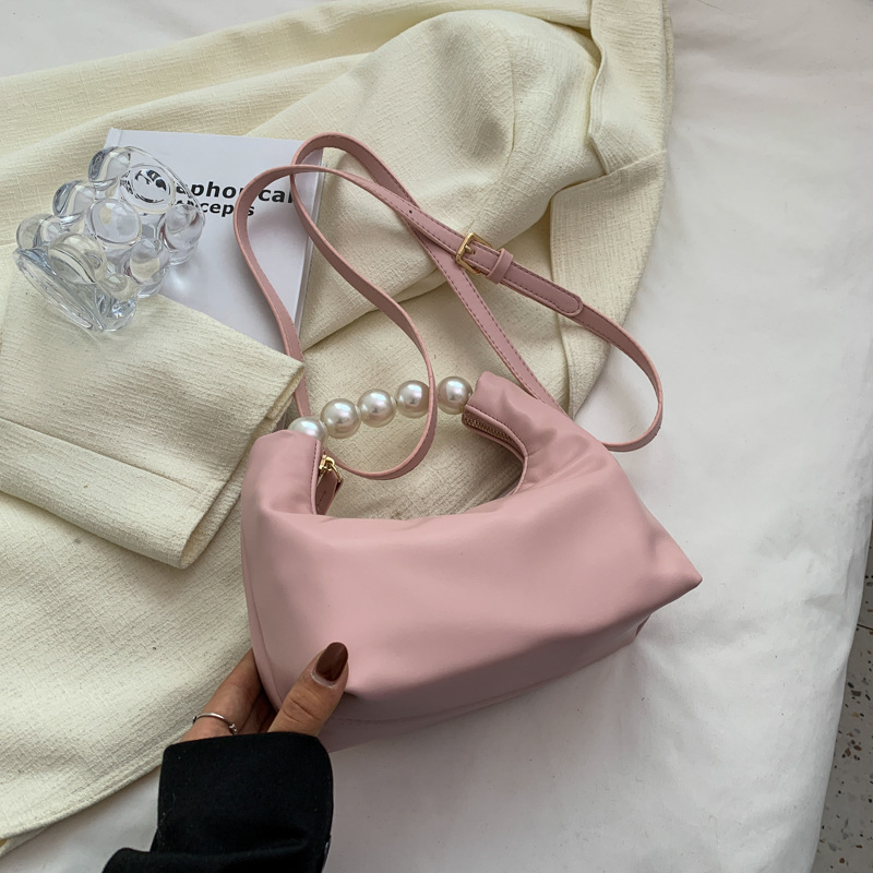 (WD0689) New Arrival Trendy Bags Vegan PU Leather Ladies Fashion Pearl Bag for Women Ladies Girls Fashion