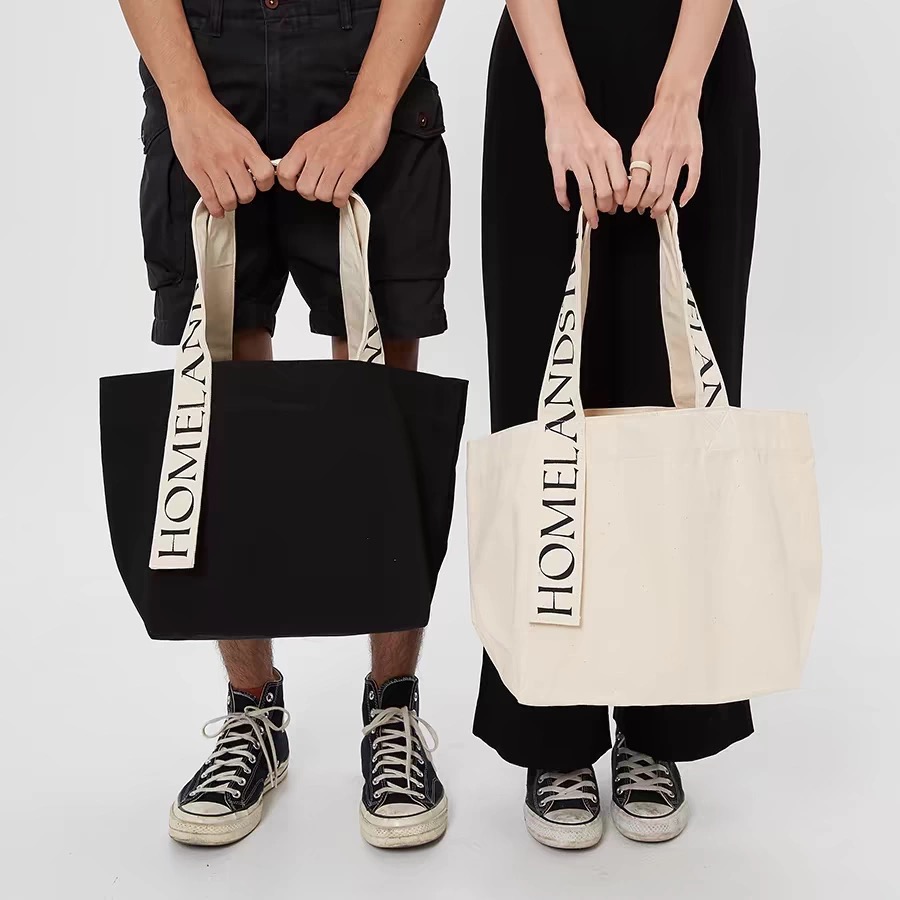 High Quality Sustainable Use Cotton Canvas Shopping Bag for Daily Use Fashion Shopping Office and Gatherings with Friends