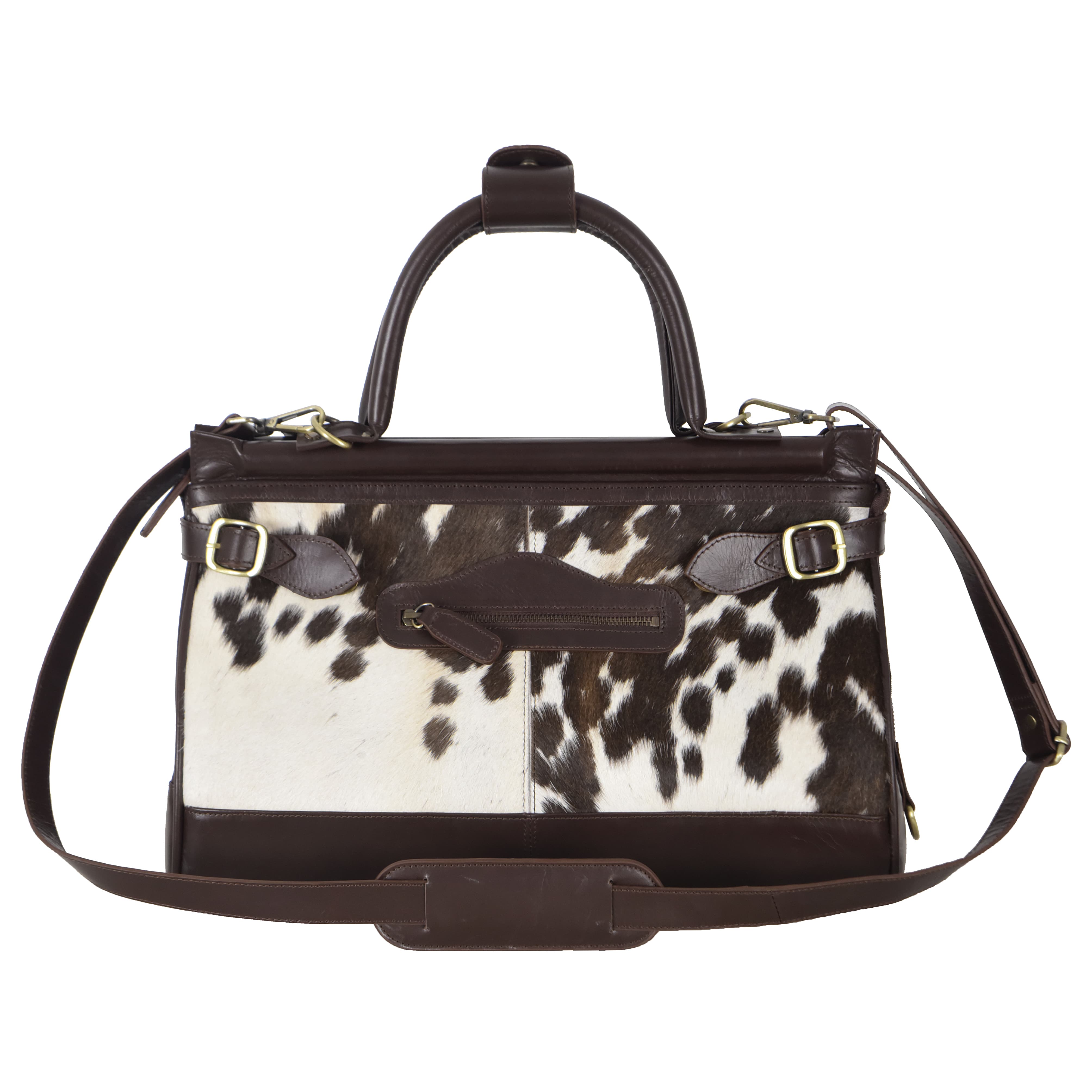 8080 Brown Fur Ladies Bag