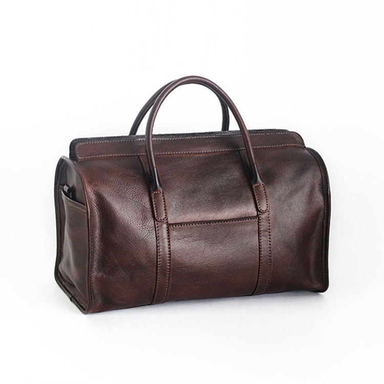 Vegan Leather Tan Colour Duffle Bag for Men Travel Bags