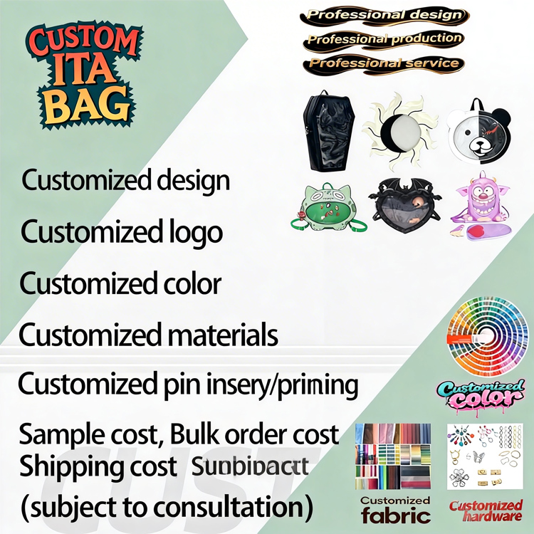 Custom Ita Bag Handbag OEM ODM Design Your Own Purse Personalized Backpack Tote Bag Manufacturer