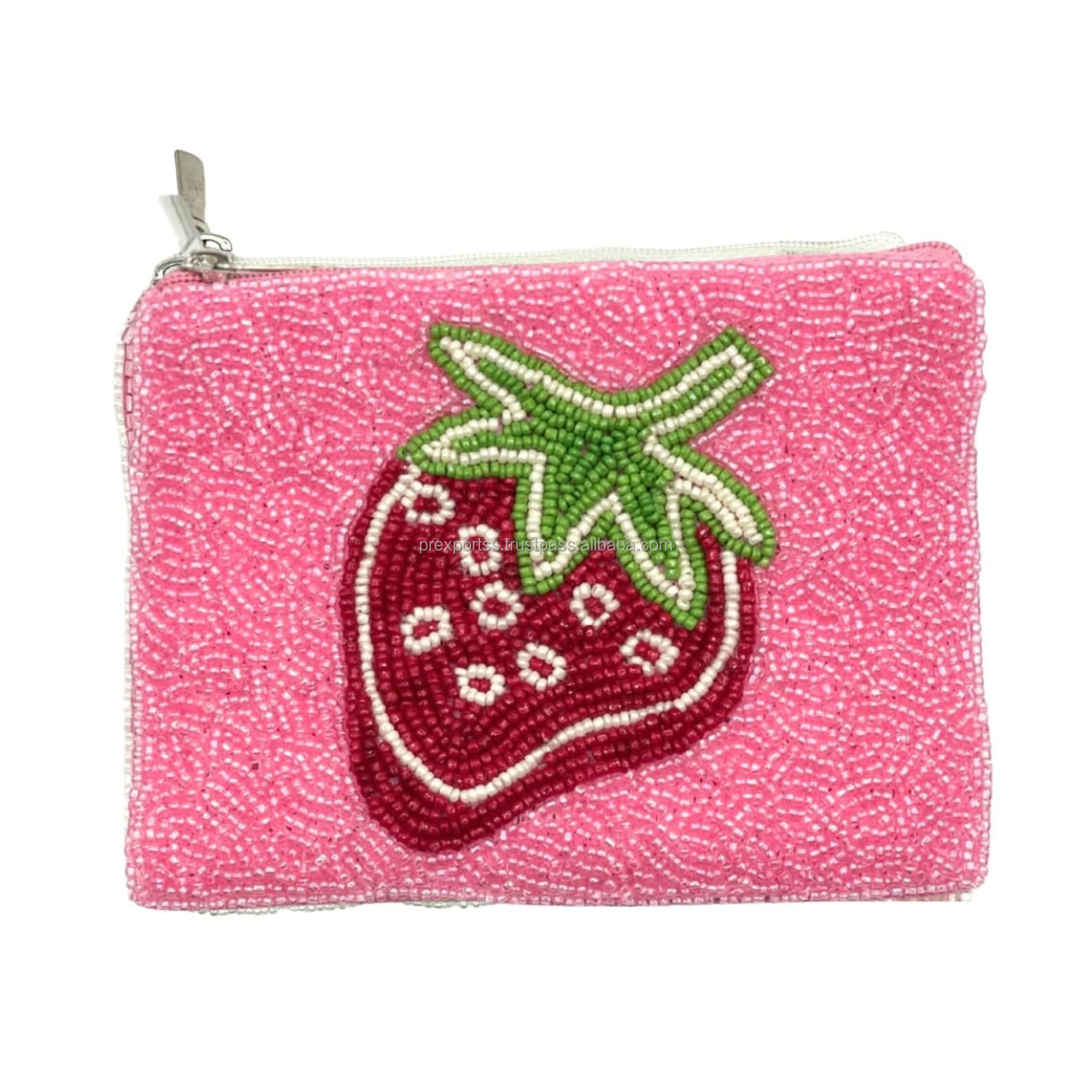 Luxury Floral Handmade Beaded Clutch Bag Embroidered Seed Bead Evening Purse Party Wedding Designer Luxury Fashion Wholesale