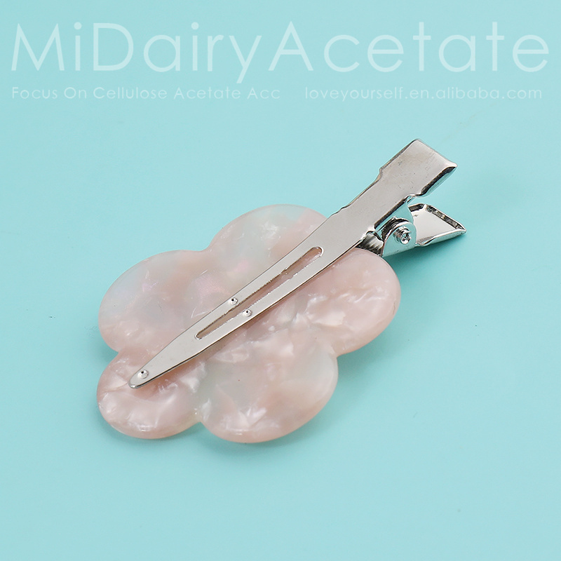 Midairy Factory Wholesale OEM ODM Flower Shaped None Crease Clips for Ladies Girls Daily Use Hair Accessories 4651