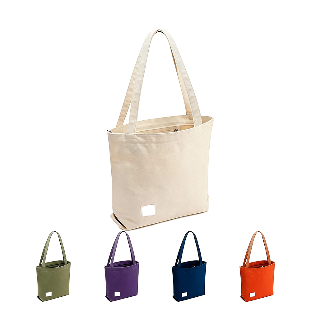 OEM Custom Branded Cultural Canvas Bags Screen Printing Inner Pocket Design Daily Commute Canvas Bags Manufacturer