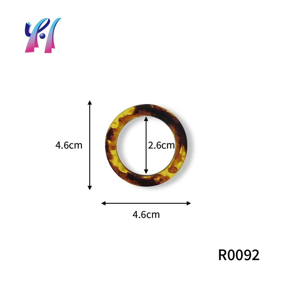 Premium Irregular Resin Buckles for Swimwear Accessories, Non-Toxic &amp; Saltwater-Proof, Factory Source Price