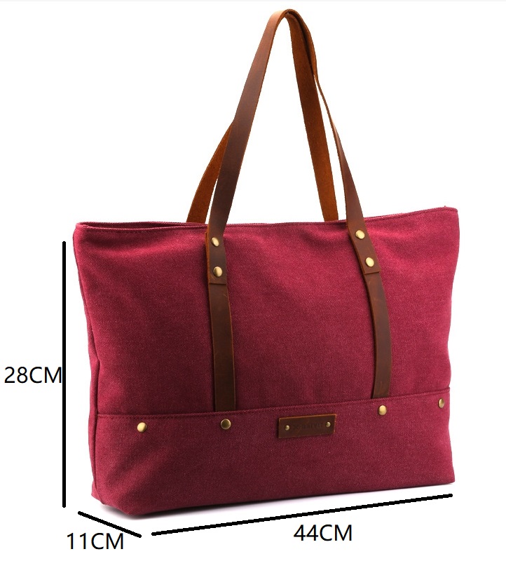Custom Manufacturers wholesale Women's Fashion Designer Canvas Durable Promotional Tote Bag