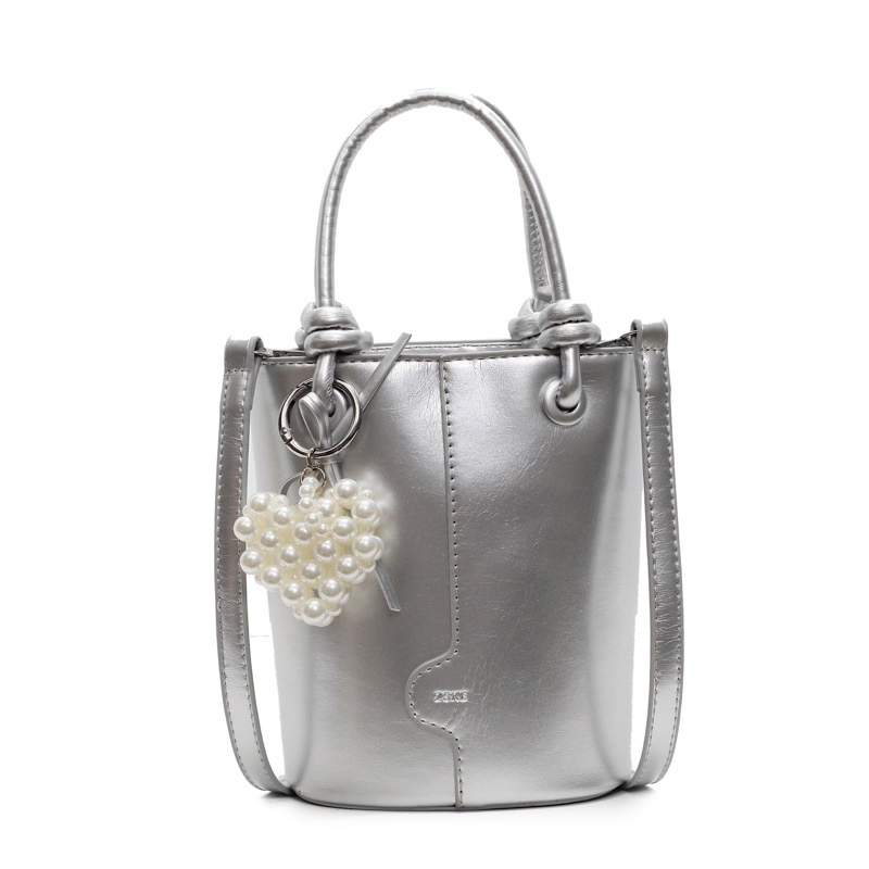 Mini Bucket Bag Minimalist All-Purpose Handbag Niche Western-Inspired One-Shoulder Messenger Bag