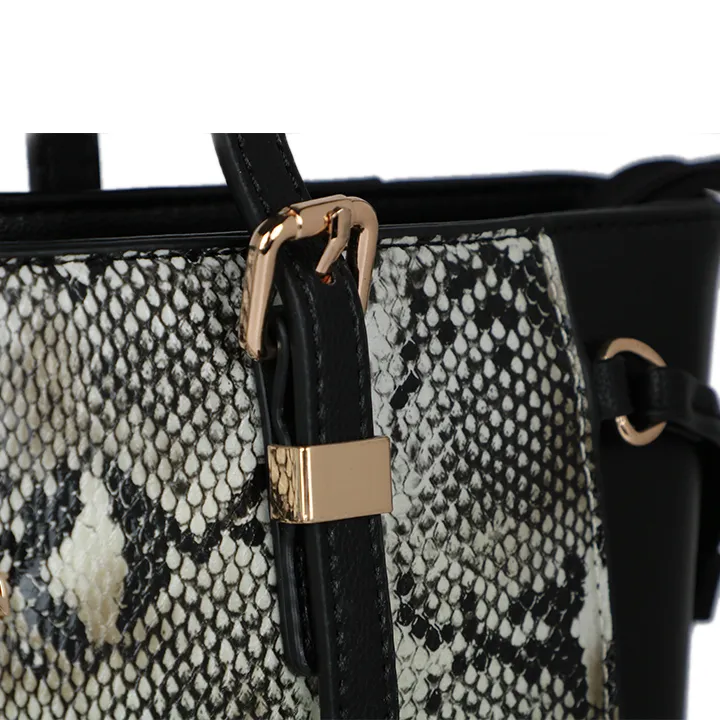 PU Leather Tote Shoulder High Quality Fashion Lurxury Vegan Material Ladies Bag