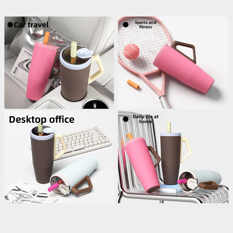 Wholesale Large Capacity Double Wall Vacuum Thermos Portable 36oz Insulated Stainless Steel Tumbler Cup For Cold And Hot Drink