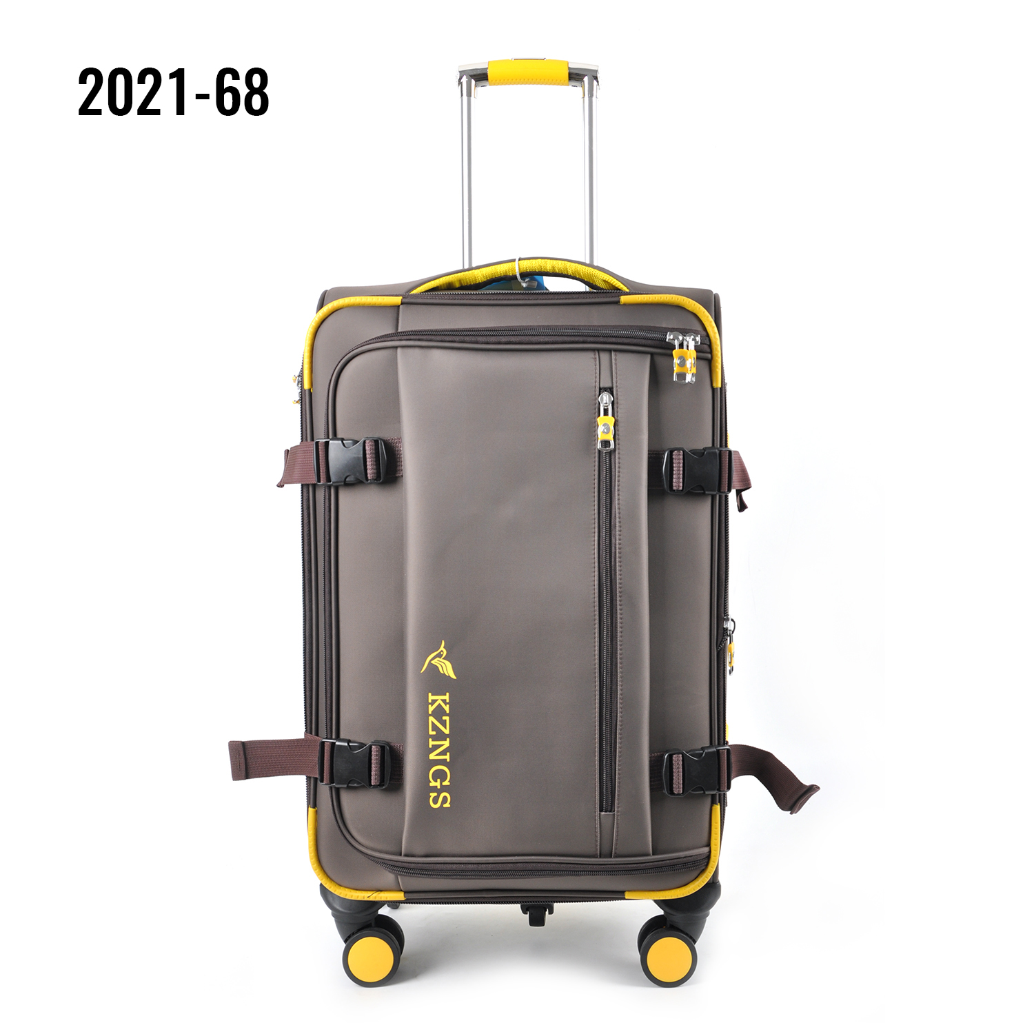 Classic Luxury Nylon Trolley Luggage Sets Custom Logo Soft Travel Fabric Factory Outlet Business Bag Collection