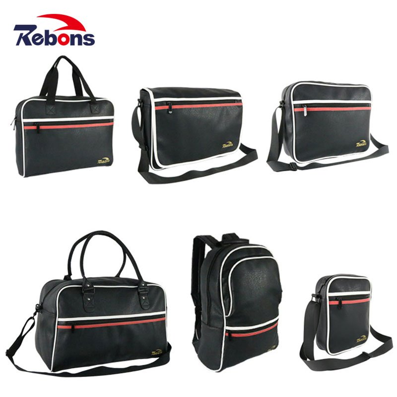 Custom Large Vegan PU Leather Travel Luggage Weekend Duffle Bag for Men
