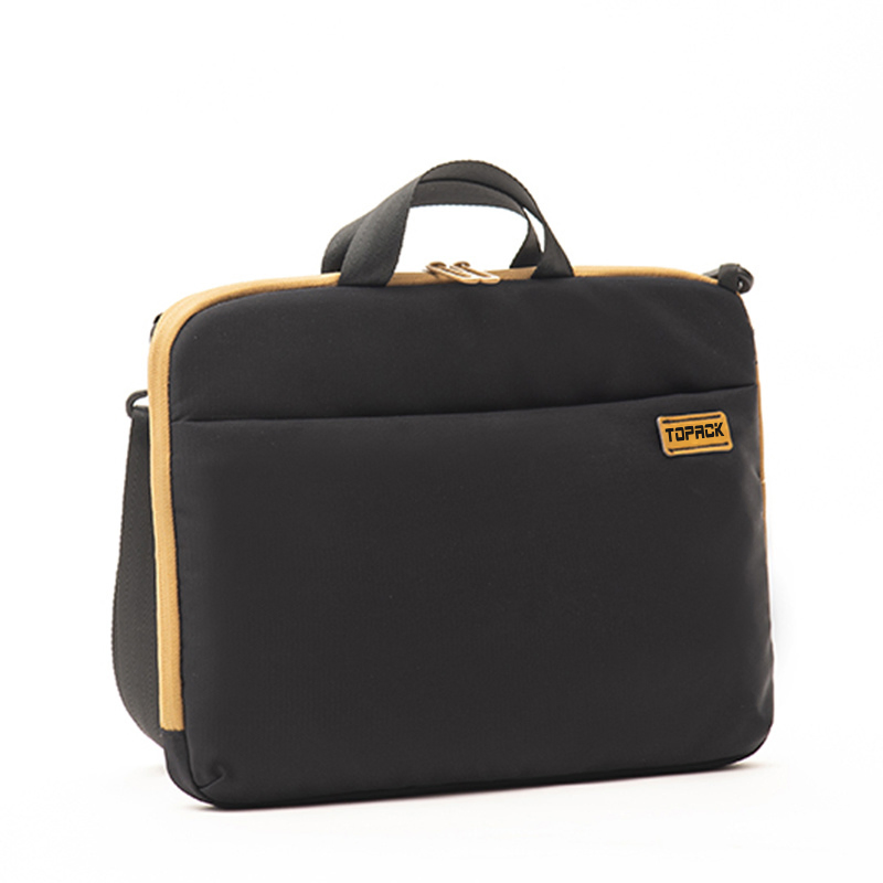 Large Capacity Black Twill Ladies Briefcase Professional Office Bag Business Laptop Bag Commuter Work Bag