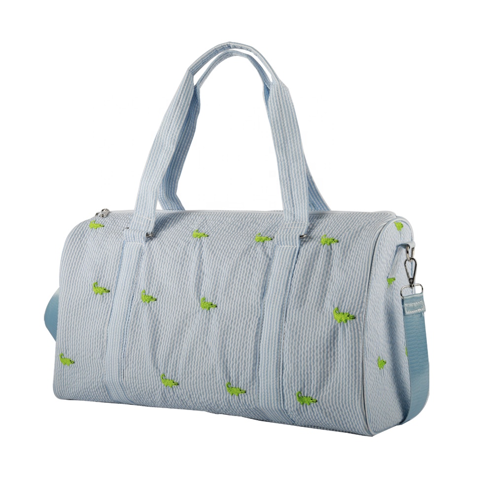 Puresun Kids Backpack Collections Travel Bag Kids Duffle Bags with Seersucker Fabric