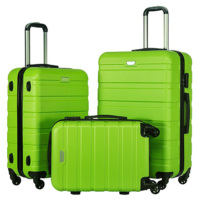 Premium ABS Trolley Luggage Set - 3 Piece Travel Suitcase Collection, Carry-On Boarding Bags