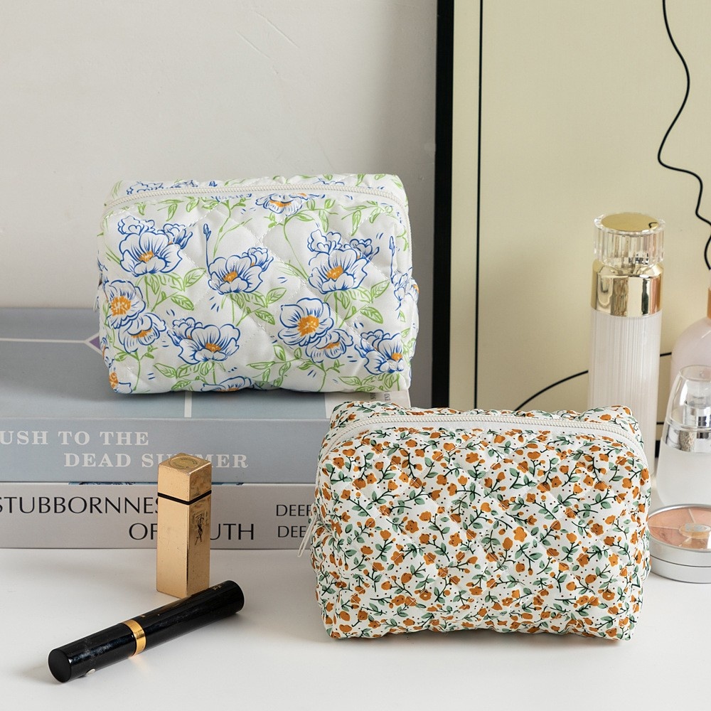New Polyester Makeup Bag Capacity Portable Travel Wash Sundries Collection Bags Storage-friendly for for Women and Girls