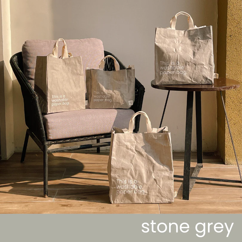 Eco-friendly Durable Paper-like Washable and Reusable Paper Bags