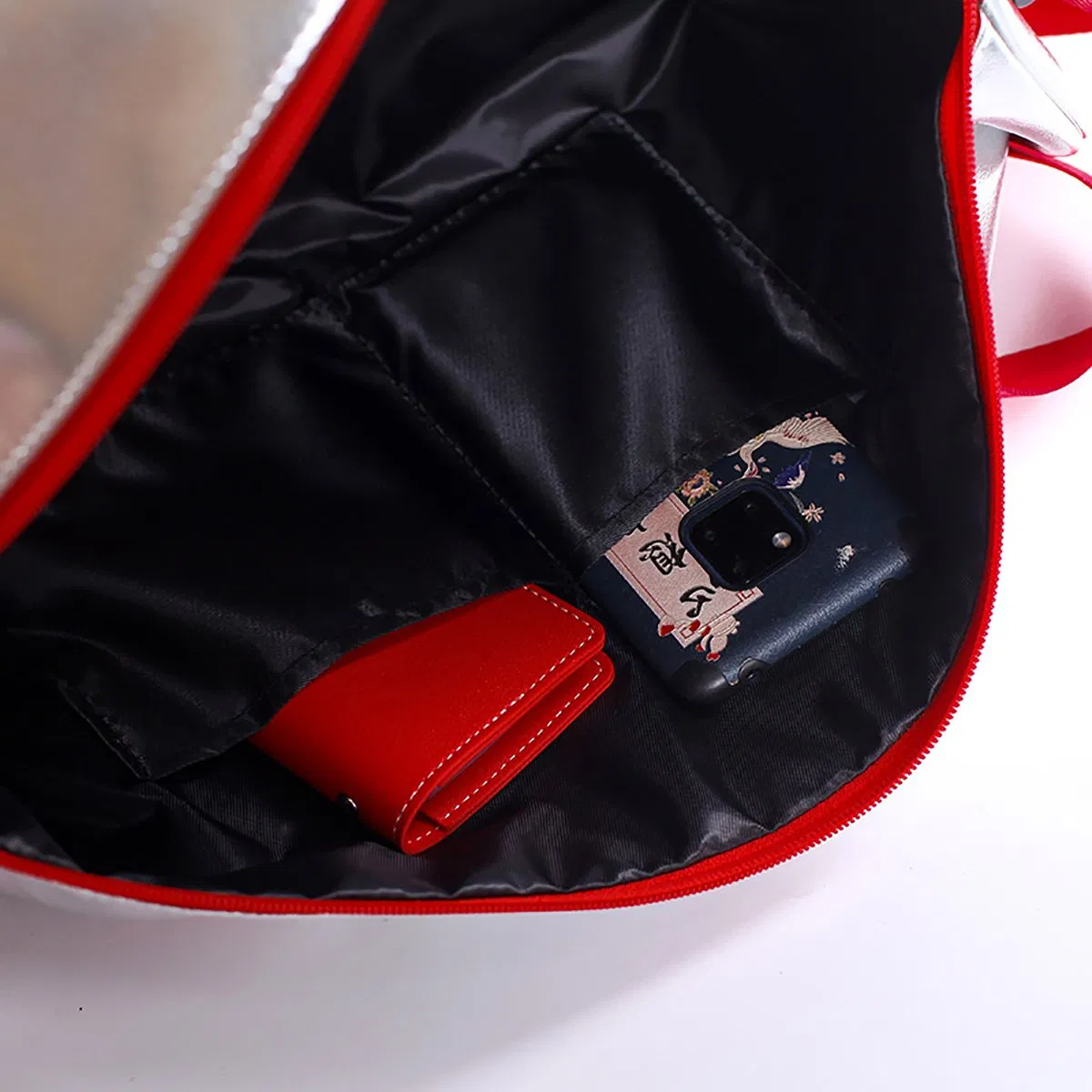 SJ-JB2027 Custom printed logo waterproof PU travel sports bag Men's shoulder bag