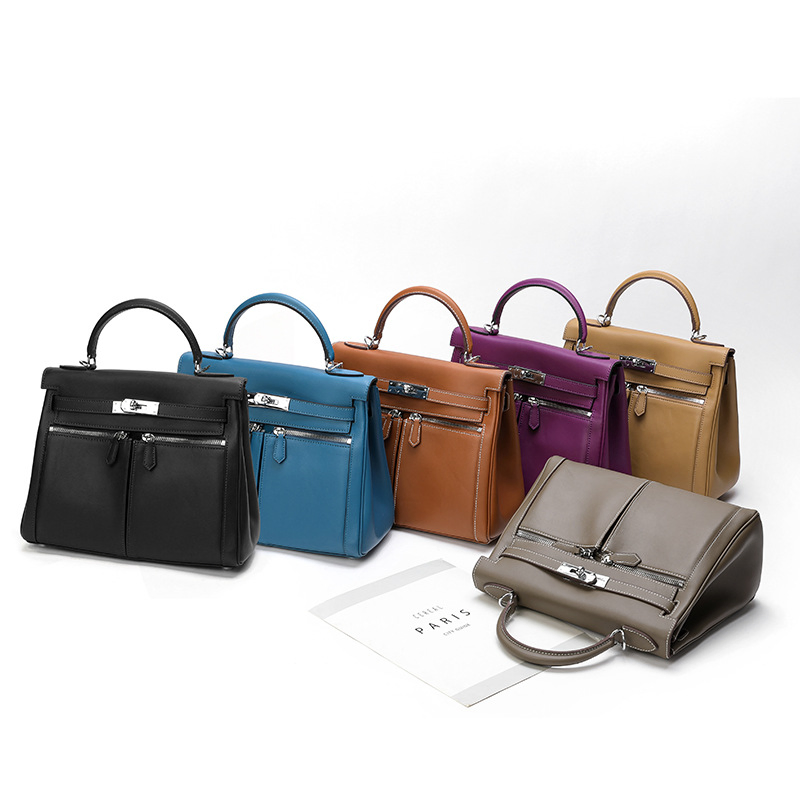 Emg7090 Ladies Logo Big Hand Crossbody Kelly Branded Bags Luxury Women Female Famous Brand Inspired Designer Bag