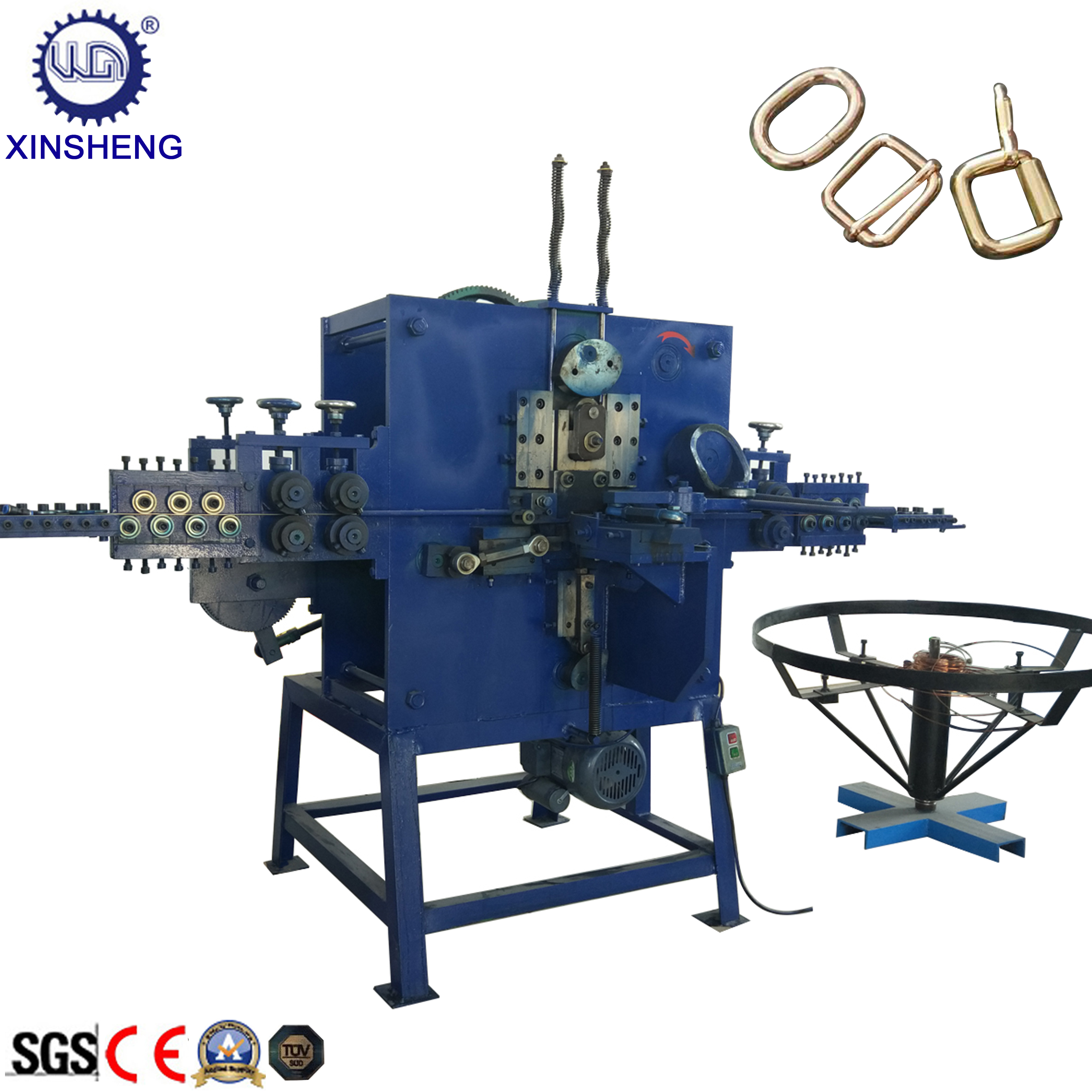 Mechanical Handbag and Leather Goods Hardware Buckle Producing Bending Machine