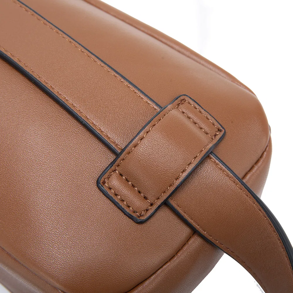 Soft Leather Geometric Patchwork Women Bag Handheld Pillow Shoulder Crossbody Bag Large Capacity