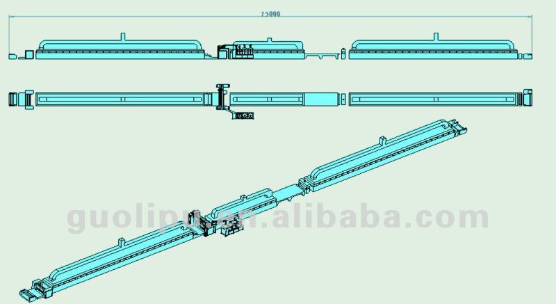 GL-608 PU Polyurethane Artificial Leather Production Line Demo 4