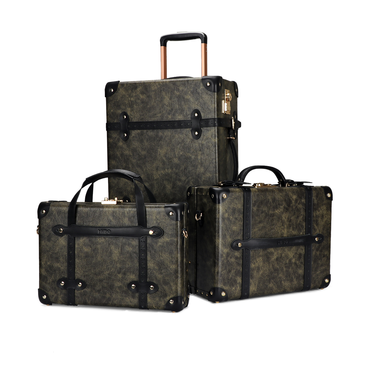 OEM Luxury Collection Set of 20in Luggage Document Computer Bag Handheld Case Suitcase for Outdoor Business Work Travel