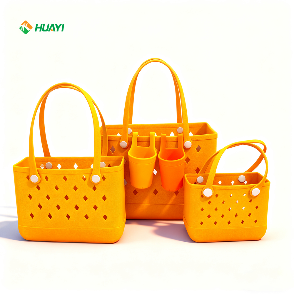 Huayi Tote Custom Tote Bag Manufacturers Fashion Shopping Bag for Beach Dropship Tote Eva Bag