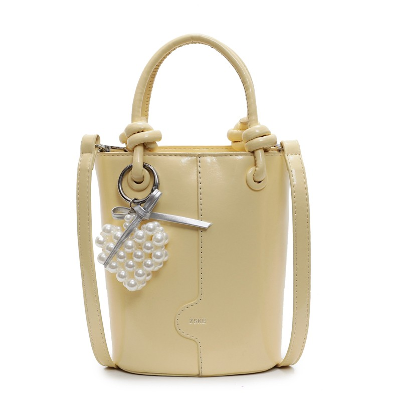 Mini Bucket Bag Minimalist All-Purpose Handbag Niche Western-Inspired One-Shoulder Messenger Bag
