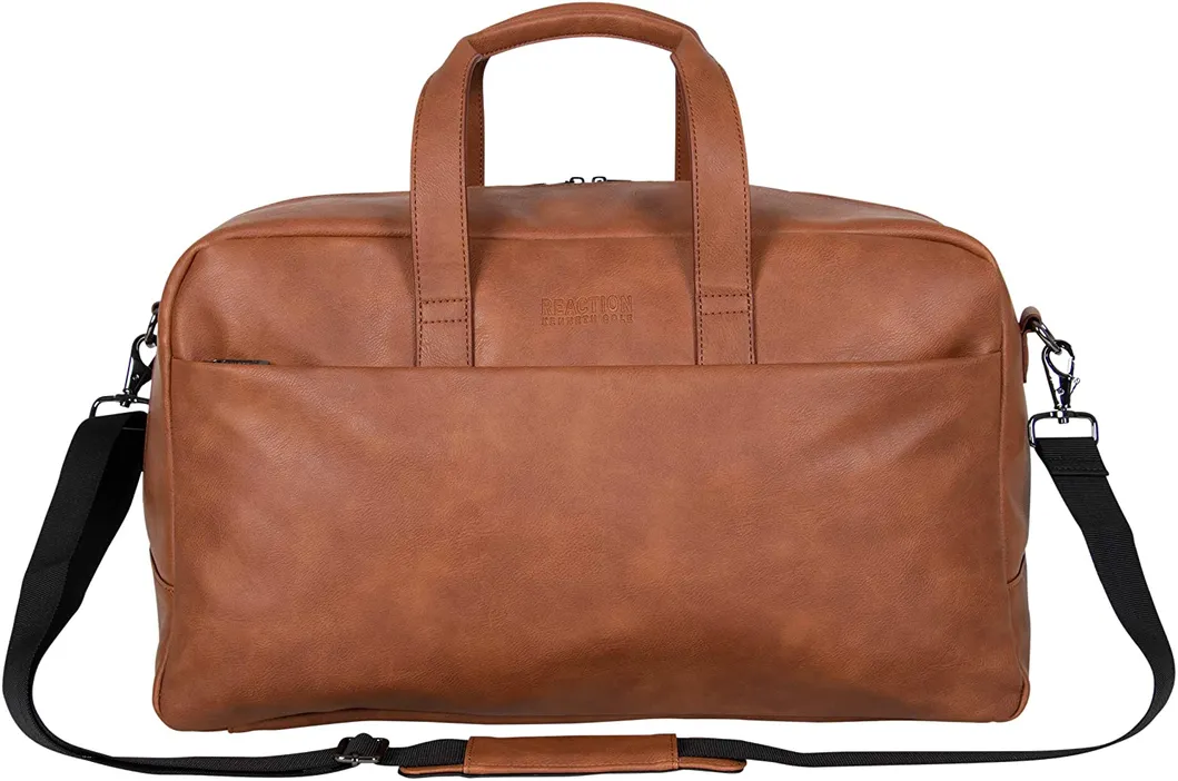 Vegan Leather Travel Duffle Bag