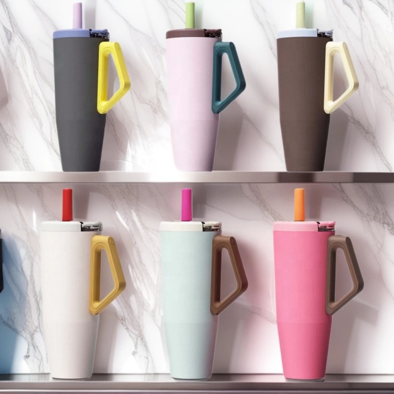 Wholesale Large Capacity Double Wall Vacuum Thermos Portable 36oz Insulated Stainless Steel Tumbler Cup for Cold and Hot Drink