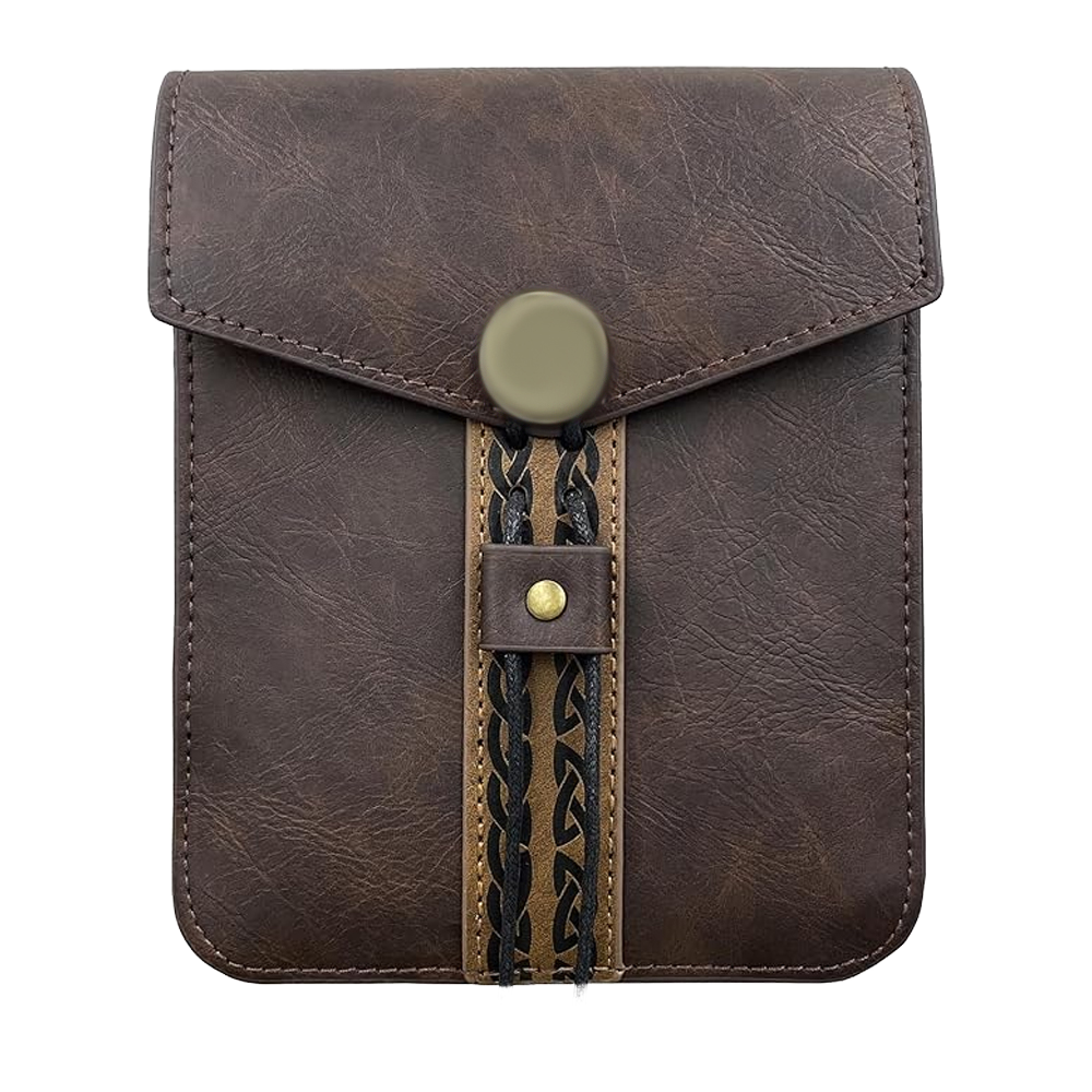 Genuine Cowhide Leather Medieval Style Waterproof 17L Capacity OEM/ODM Lightweight Buckle Closure Handbag 3-Year Warranty