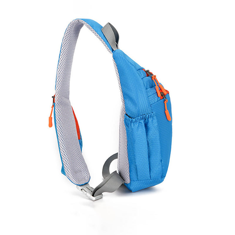 Custom Nylon Anti-Theft Fashion Large-Capacity Waterproof Zipper Closure Unisex Outdoor Sports Cycling Chest Bag