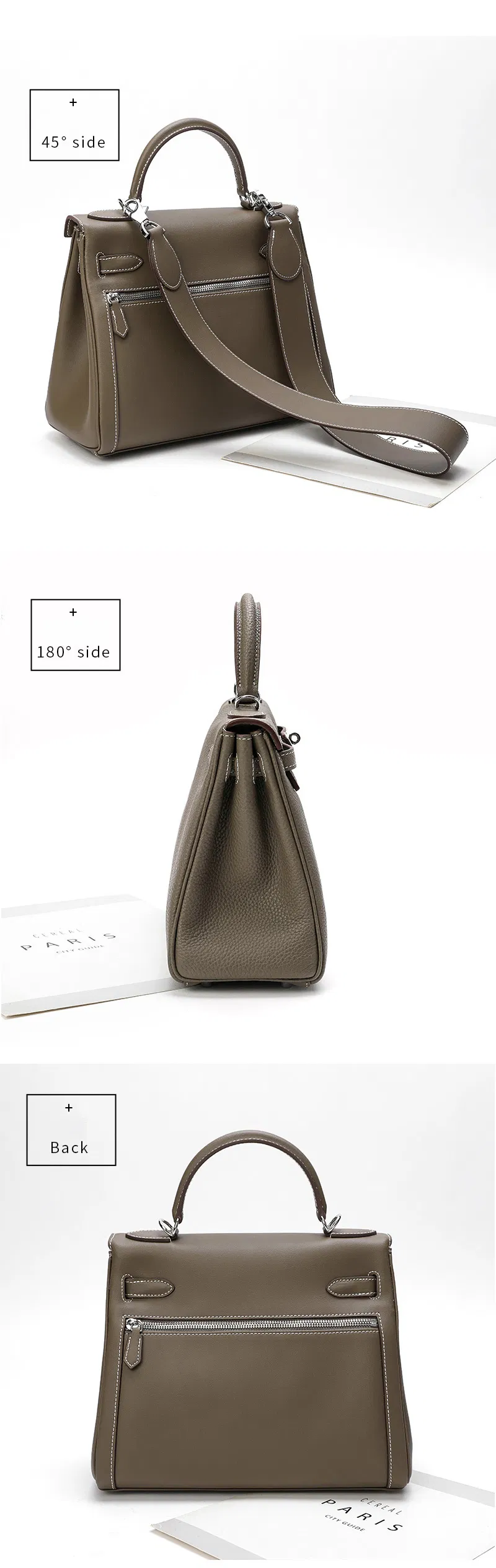 Emg7090 Ladies Logo Big Hand Crossbody Kelly Branded Bags Luxury Women Female Famous Brand Inspired Designer Bag