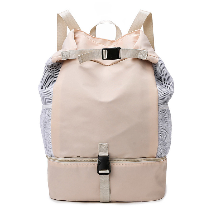 Women's Casual Sports Backpack Large Capacity Wet-Dry Separation Storage Bag for Outdoor Leisure Travel Lightweight