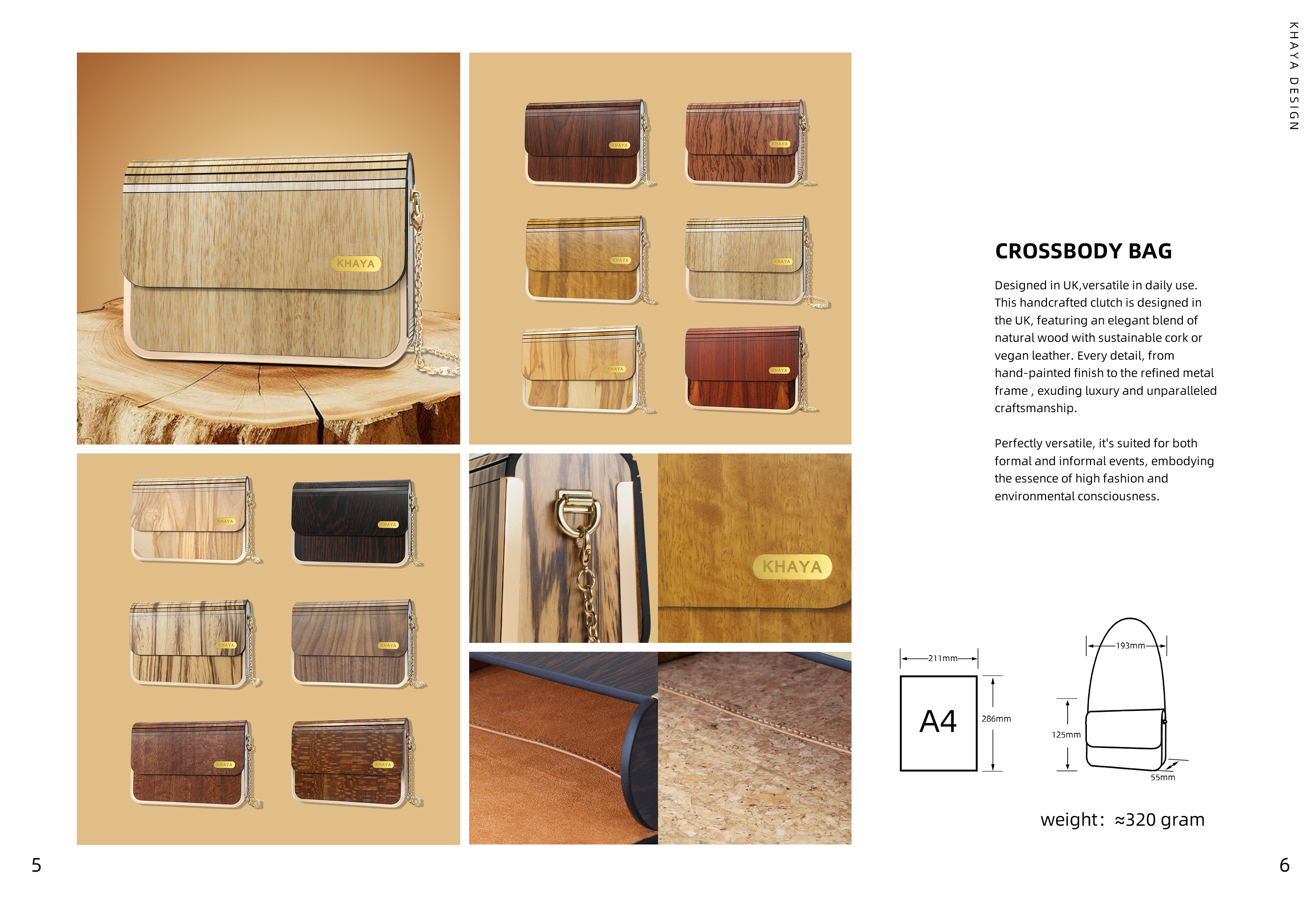 Wooden Bag Detail