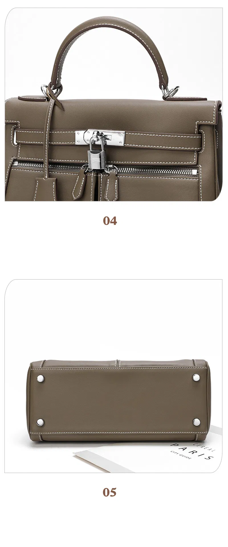 Emg7090 Ladies Logo Big Hand Crossbody Kelly Branded Bags Luxury Women Female Famous Brand Inspired Designer Bag