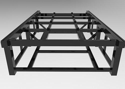 Heavy Welded Bed Structure