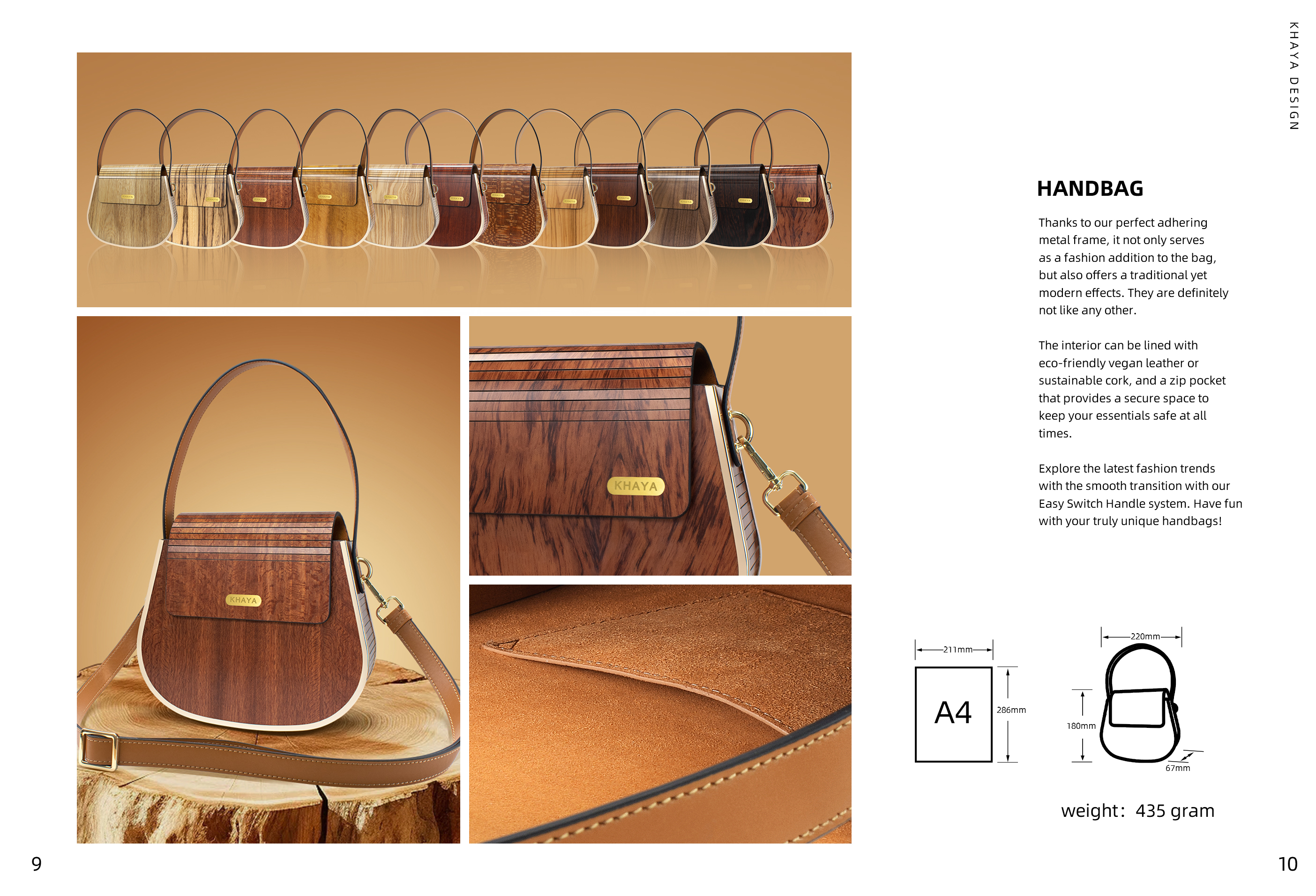 Wooden Bag Detail