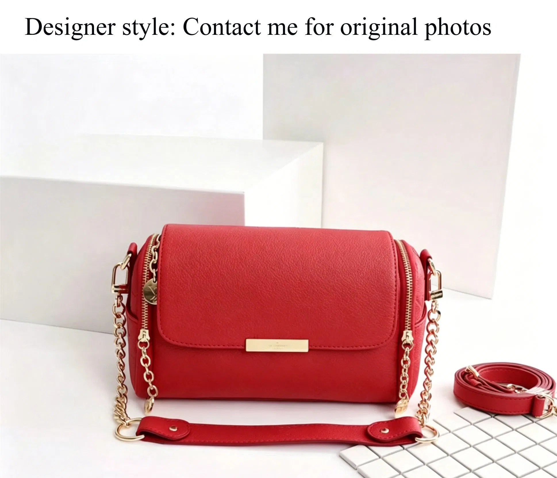 Wholesale Women Monogram Embossed Shoulder Crossbody Bag Designer Inspired Handbag
