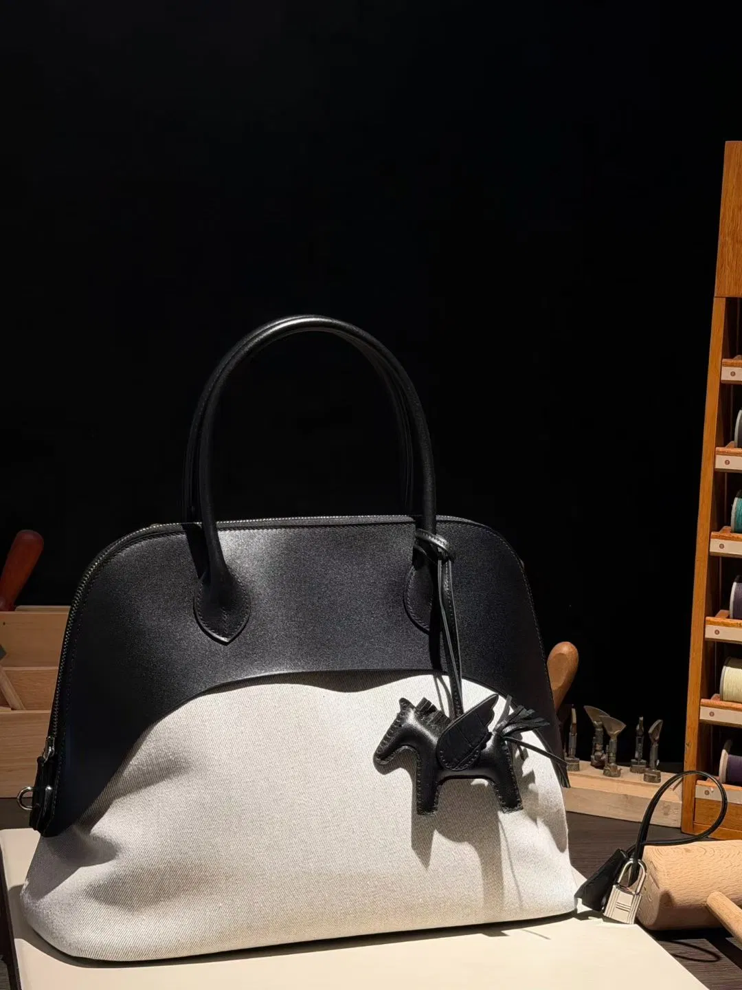 Professional Genuine Leather Briefcase Tote Bag for Women Business Work Office Laptop Bag Cowhide Handbag