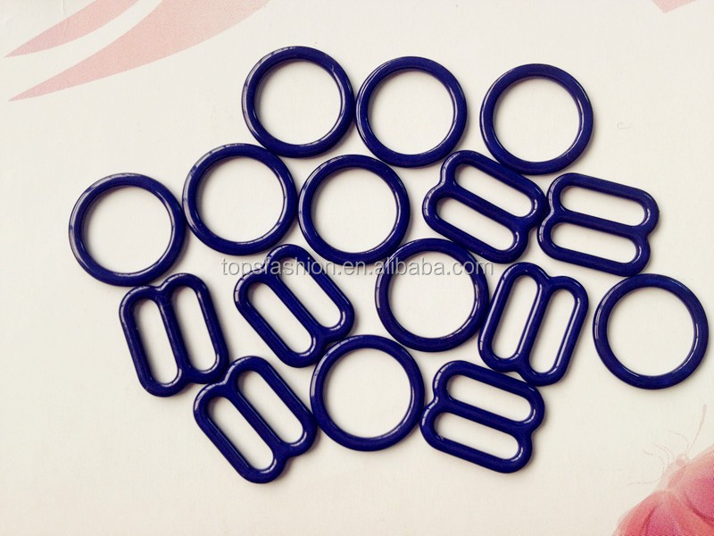T-fashion Wholesale Factory Price OEM/ODM Zinc Alloy Nylon Coated Bra Buckle Customized Color 3-30mm Size Underwear Accessories