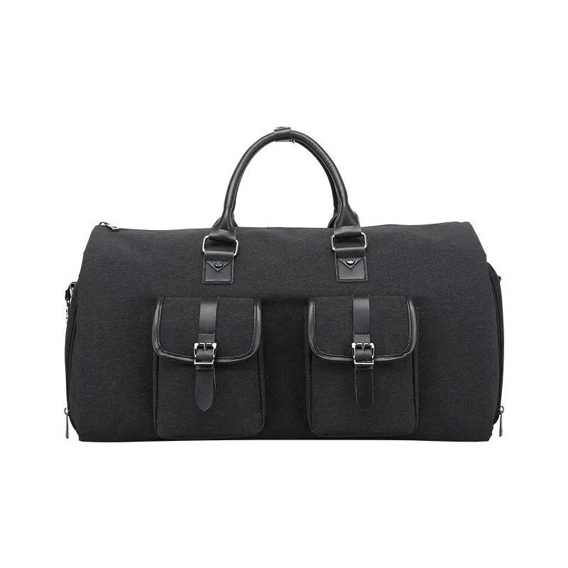 Stylish Black Men's Business Travel Bag for Professionals