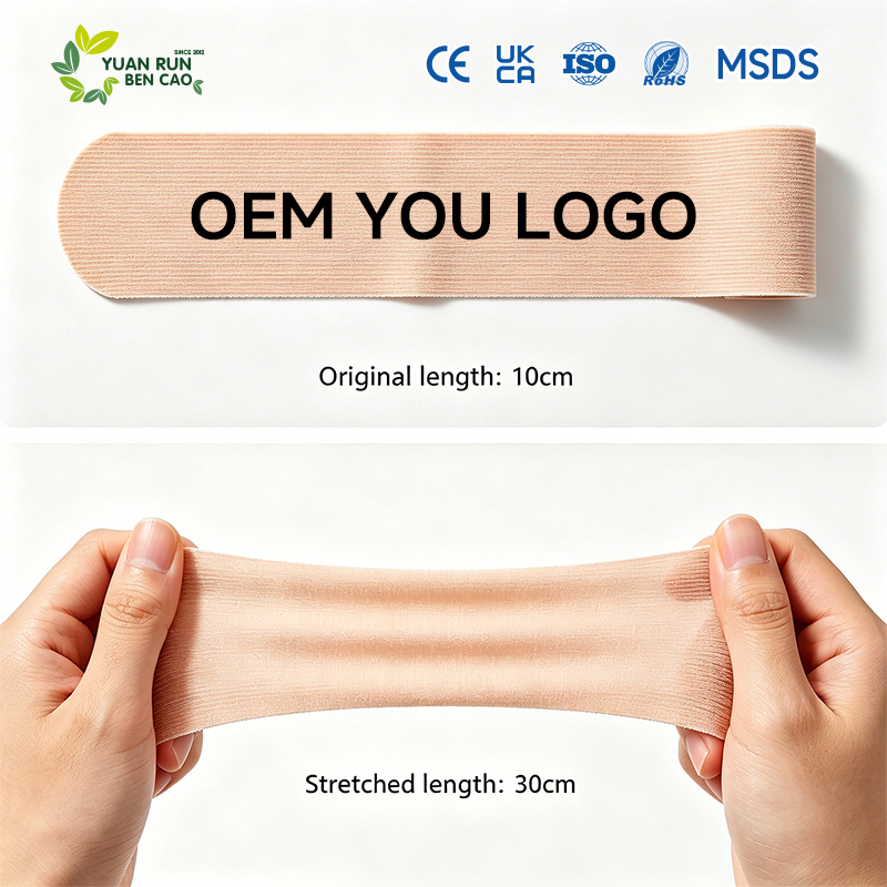 Custom Private Label Kinesiology Muscle Tape Precut - Waterproof Cotton Sports Recovery Tape Factory Price Free Packaging