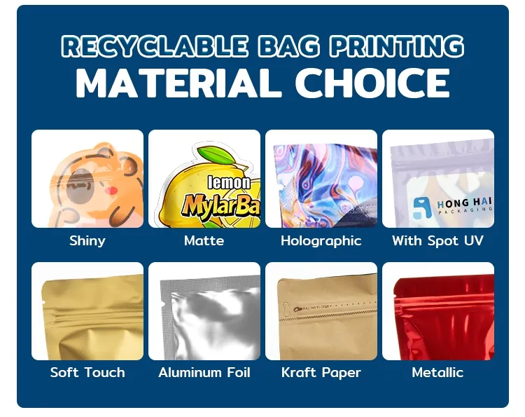Eco-Friendly Flat Bottom Custom Coffee Bags