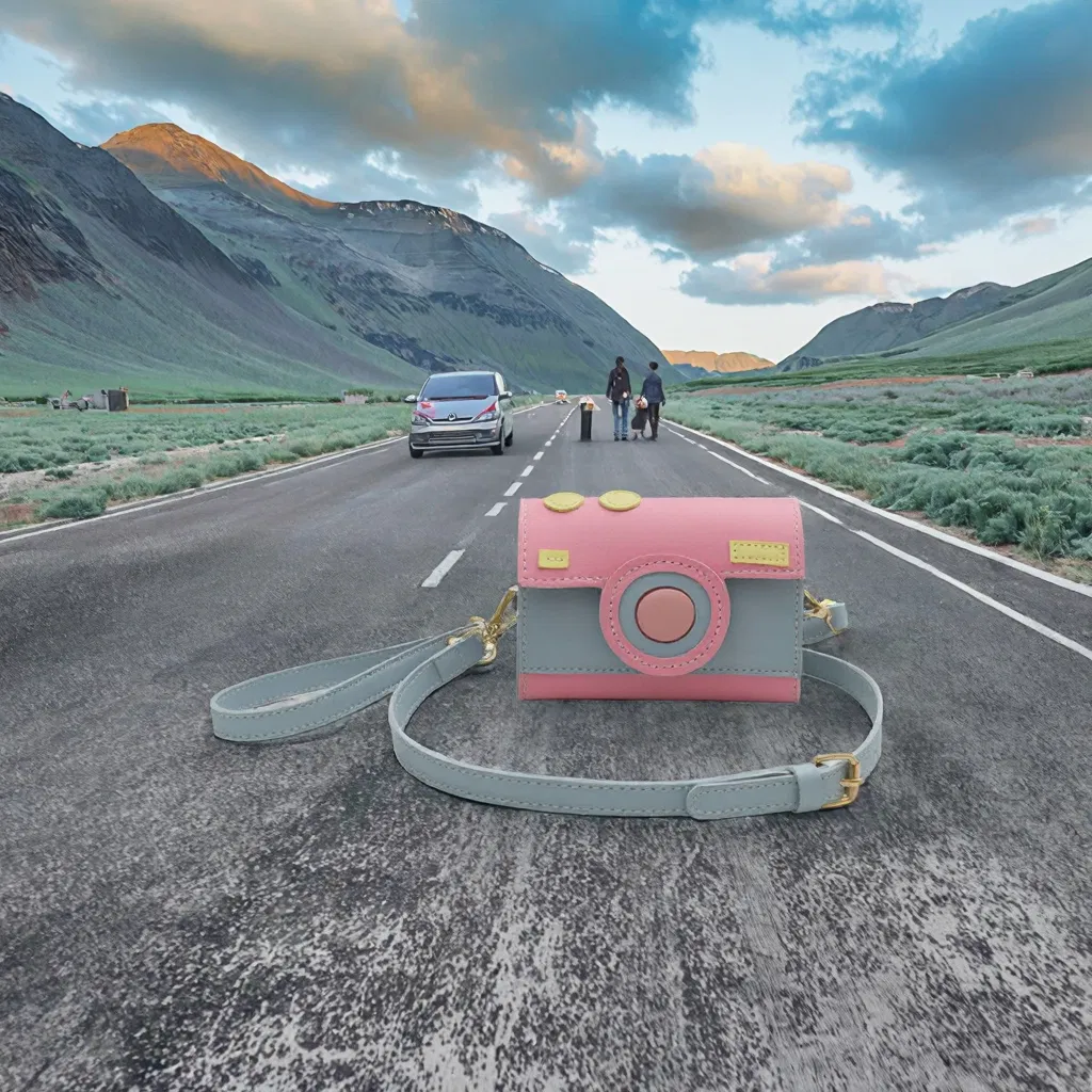 Cartoon-Inspired Waterproof Mini Messenger Bag for Outdoor Adventures