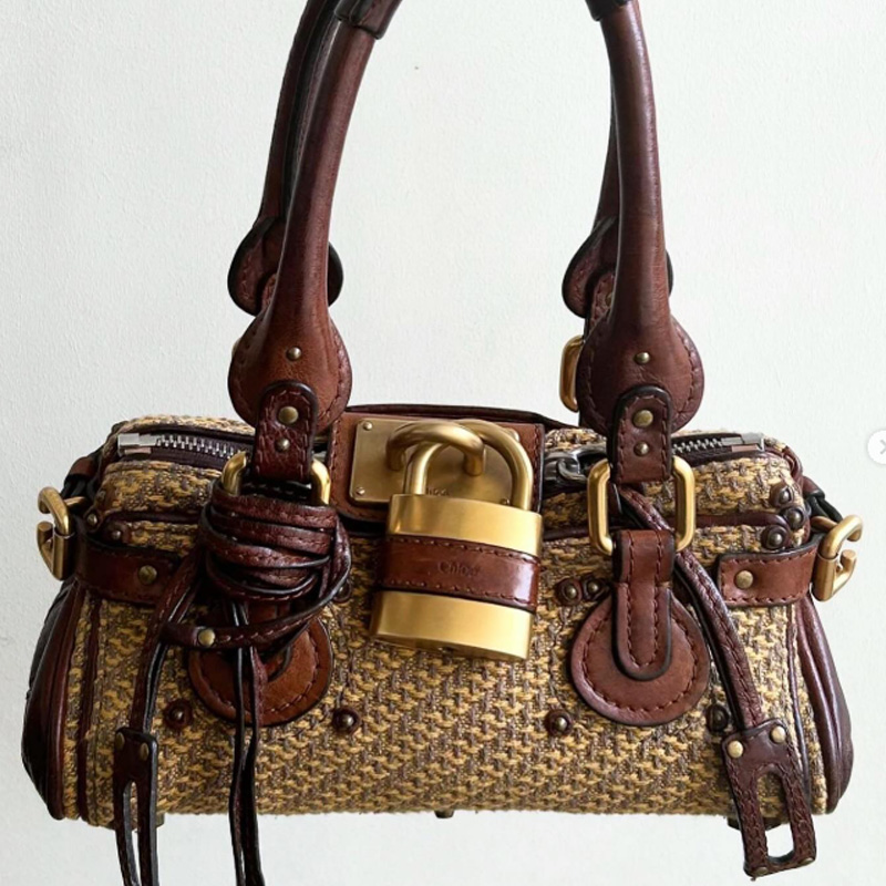 Custom Straw Retro Durable PU Leather Personalized Drawstring Private Label Reusable Double Shoulder Travel Women Handbag